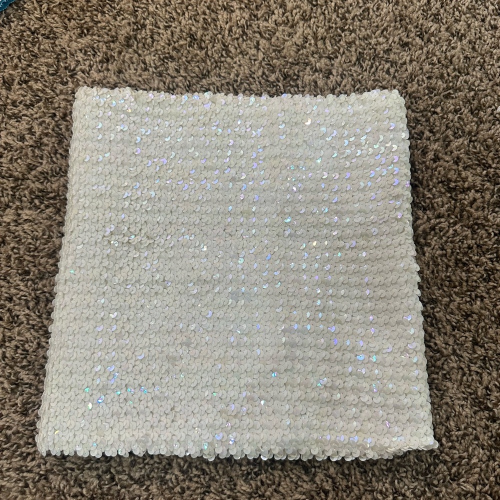 vintage white Mienne sequin tube top!